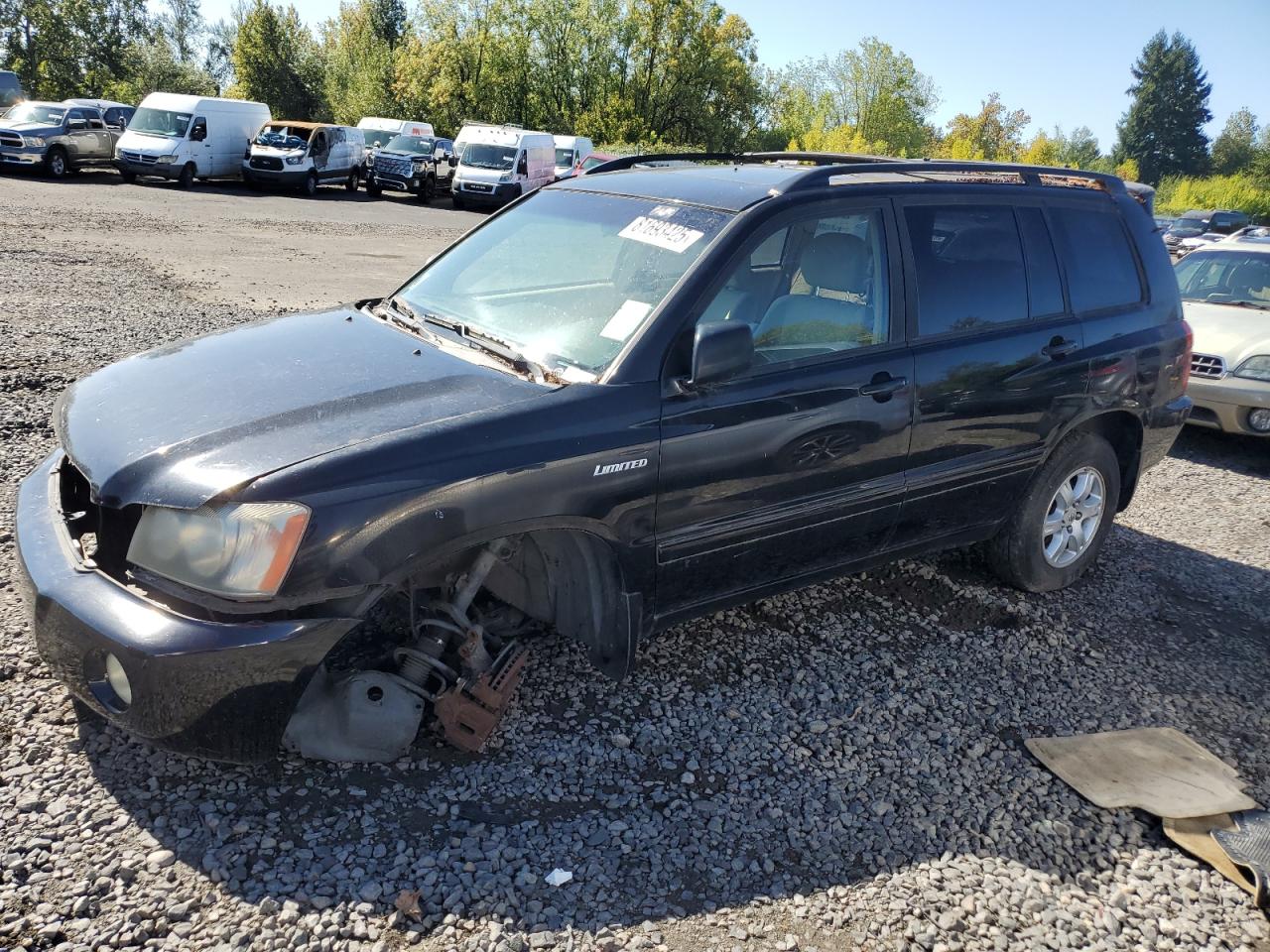 2001 Toyota Highlander, VIN JTEHF21A210013737 — Разукомплектован