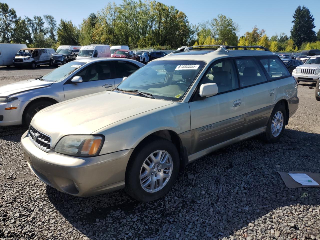 2004 Subaru Legacy Outback Limited, VIN 4S3BH686047608188 — Vandalism