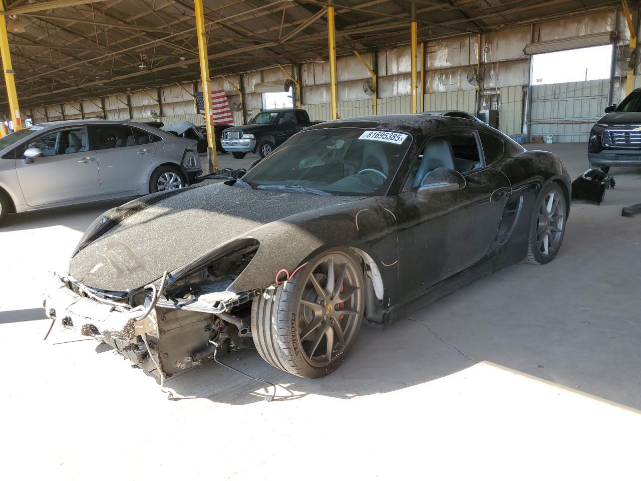 2015 Porsche Cayman S, VIN WP0AB2A88FK181683 — Front end
