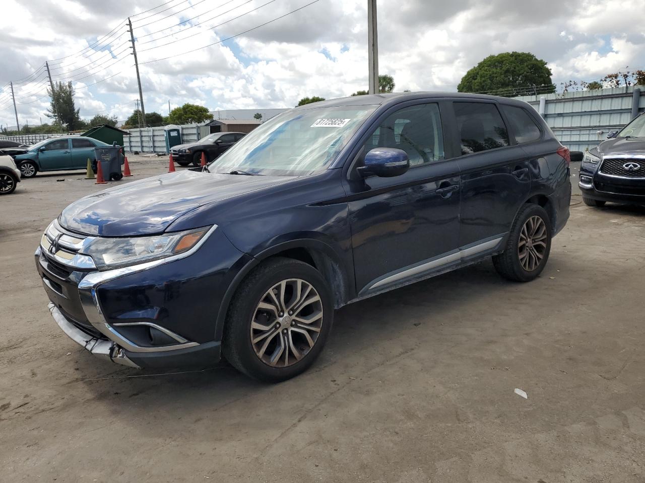 2016 Mitsubishi Outlander SE, VIN JA4AD3A36GZ040263 — Prior damage history