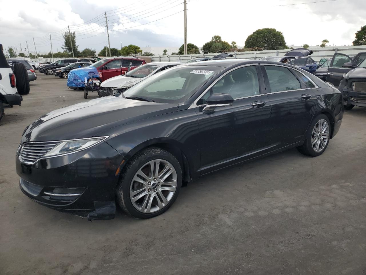 2015 Lincoln MKZ, VIN 3LN6L2GK4FR613022 — Water / flood