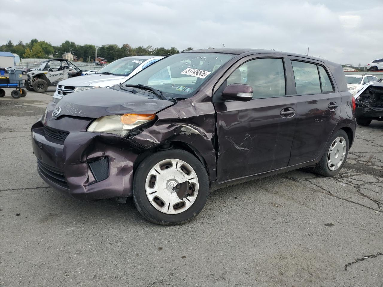 2010 Scion xD, VIN JTKKU4B43AJ051484 — Front end