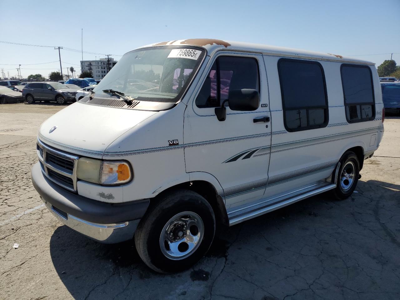 1995 Dodge Cargo, VIN 2B6HB21X9SK521776 — Rear end