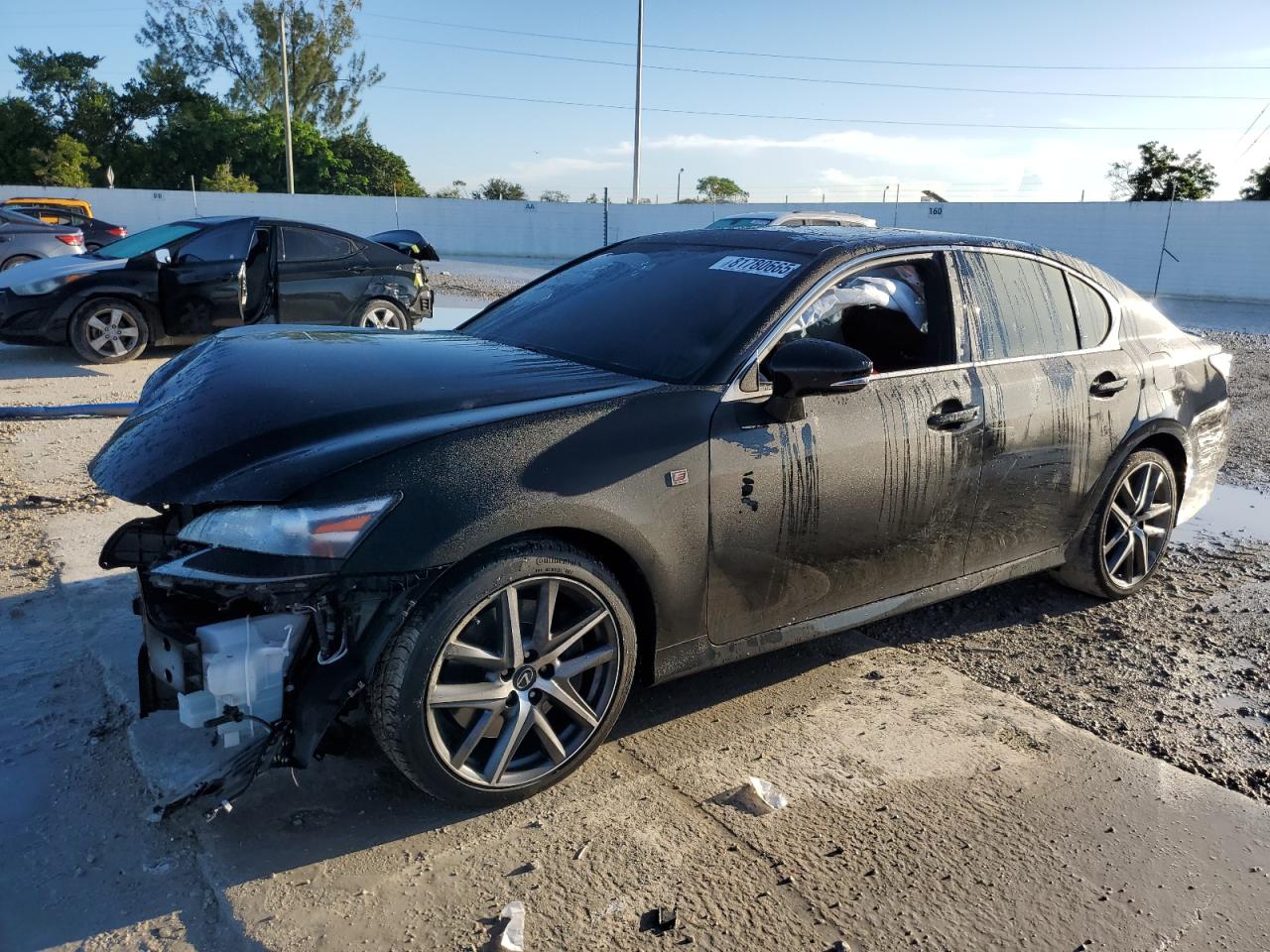 2020 Lexus GS 350 F Sport, VIN JTHEZ1BL2LA019736 — Бок