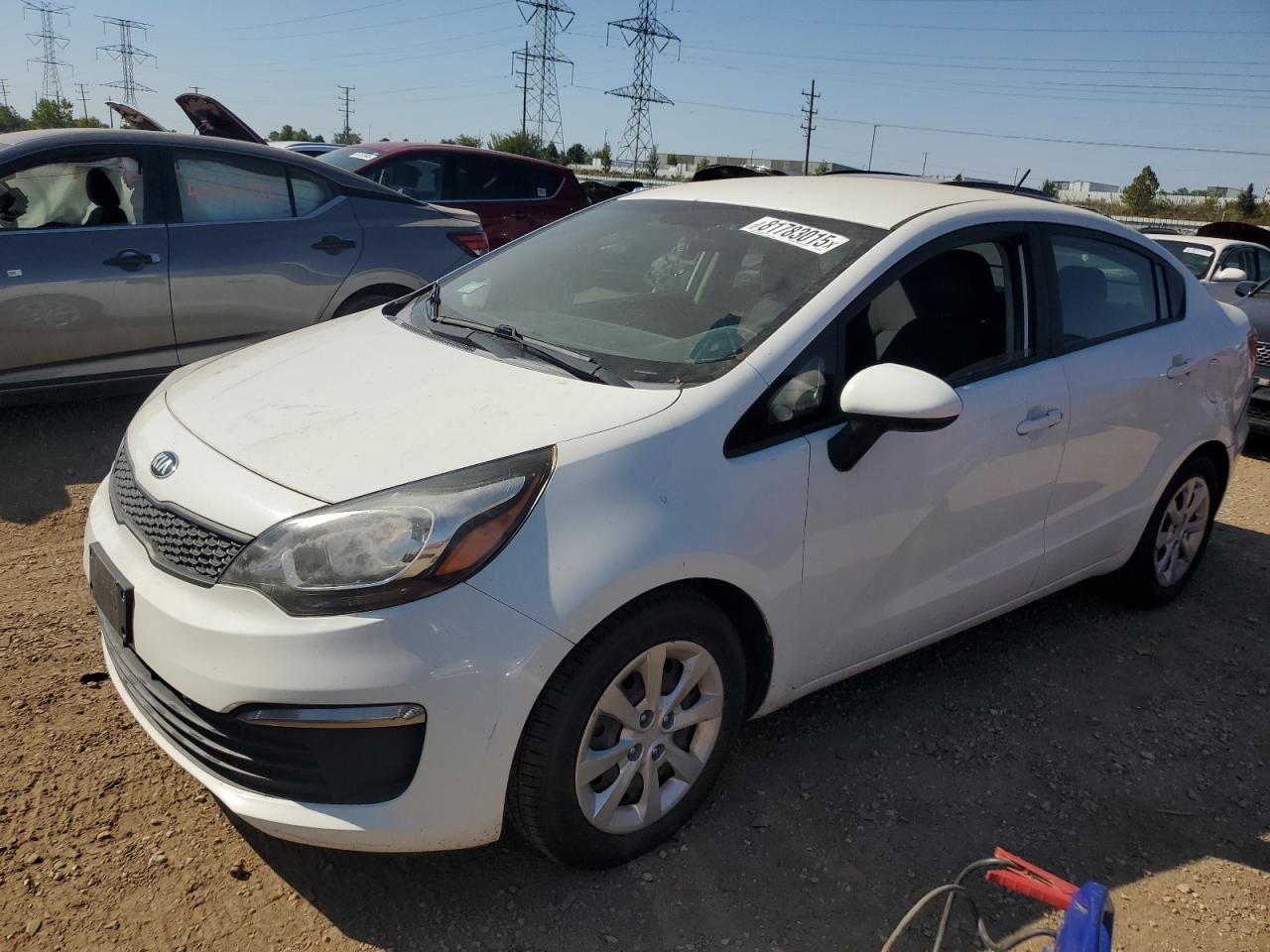 2016 Kia Rio LX, VIN KNADM4A39G6542109 — Biohazard / chemical