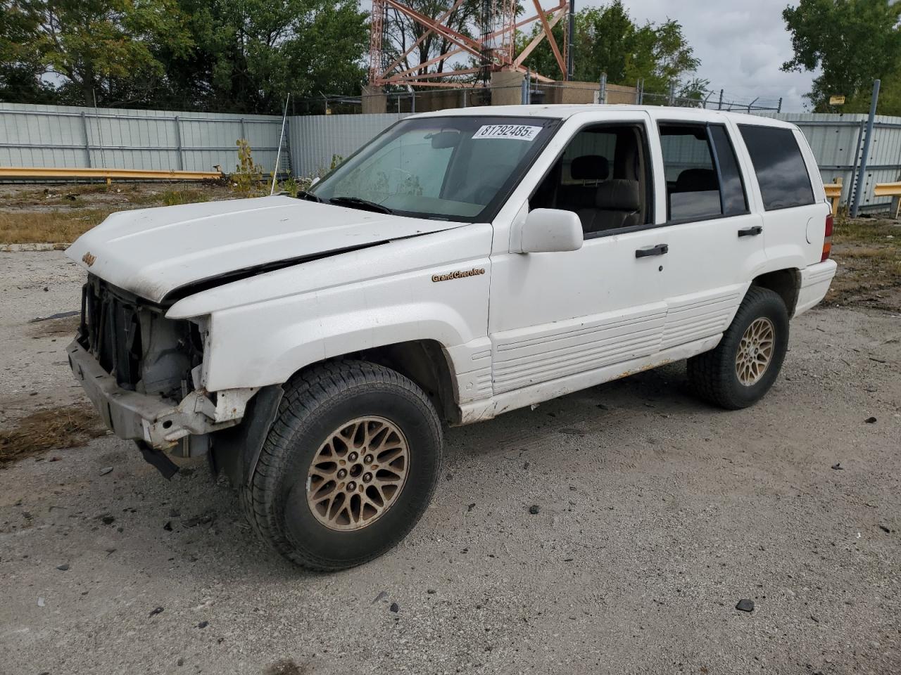 1995 Jeep Grand Cherokee Limited, VIN 1J4GZ78Y1SC727599 — Front end