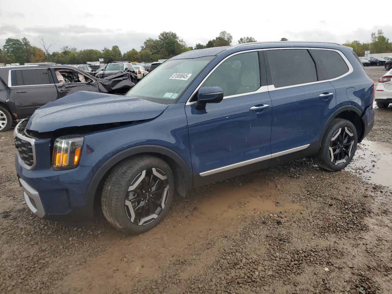 2024 Kia Telluride S, VIN 5XYP6DGC8RG486231 — Front end