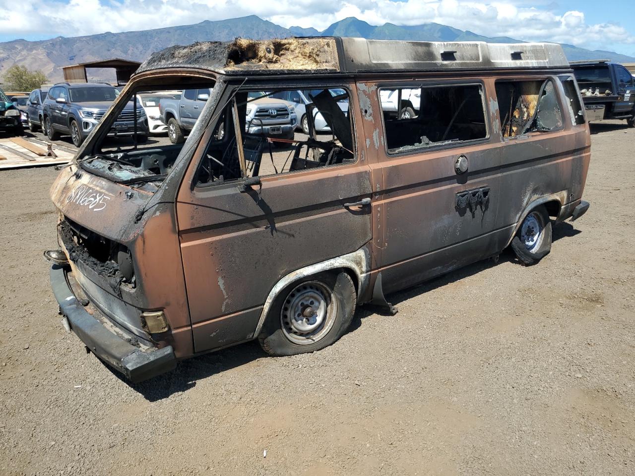 1982 Volkswagen Vanagon, VIN WV2ZA0257CH149266 — Burn