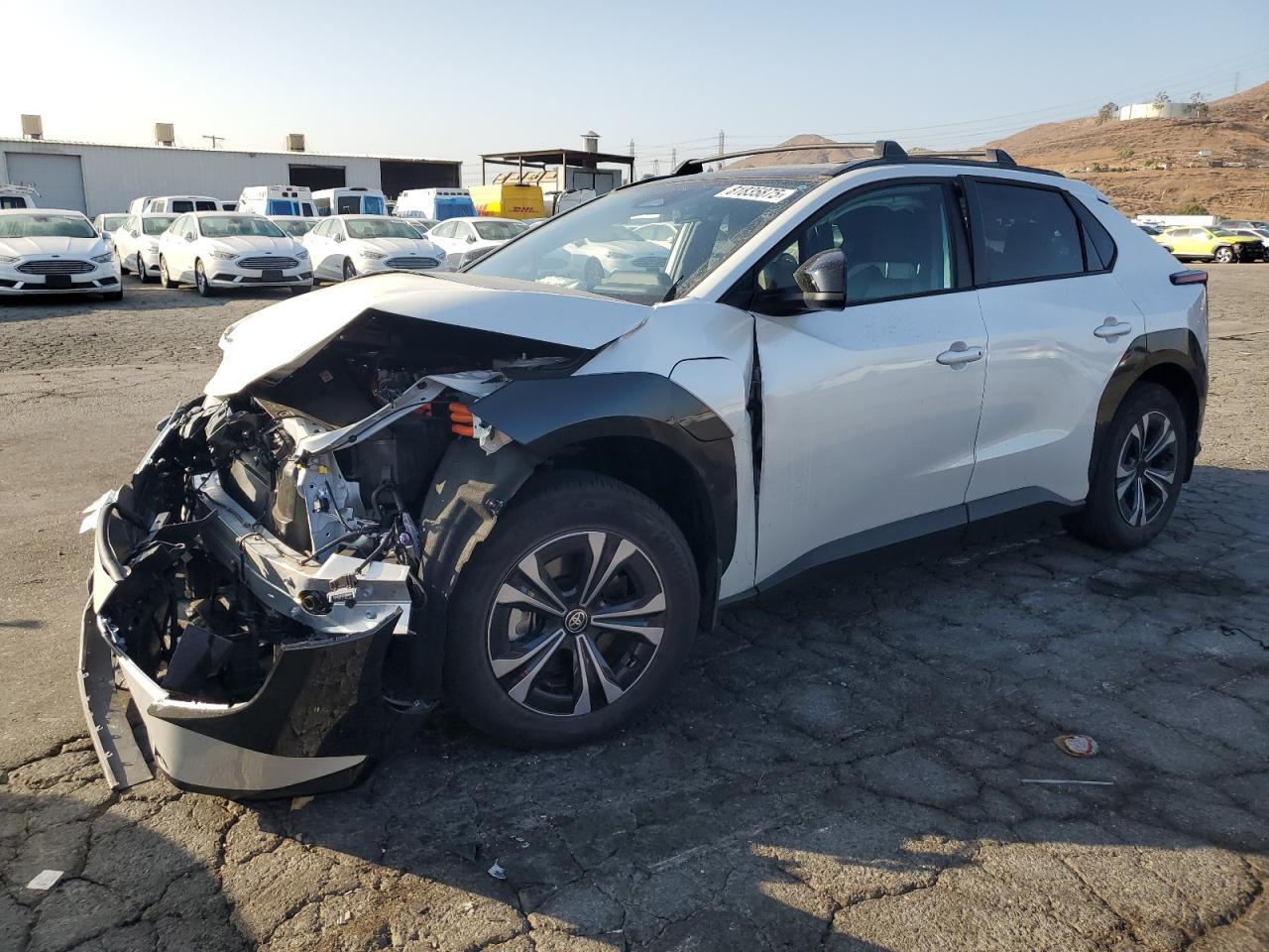 2025 Toyota bZ4X XLE, VIN JTMABACA7SA106225 — Front end