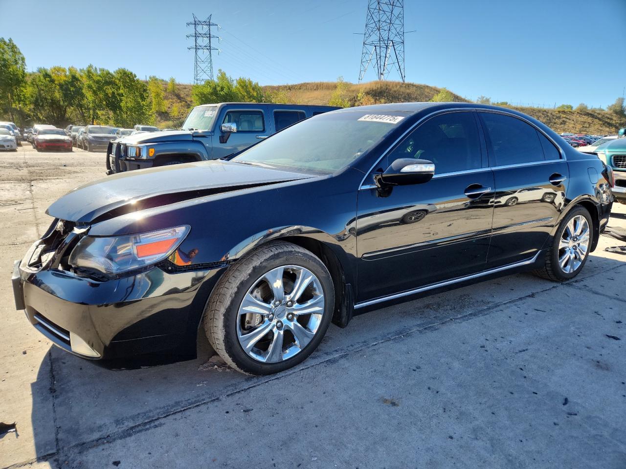 2010 Acura RL Technology, VIN JH4KB2F67AC002109 — Rear end