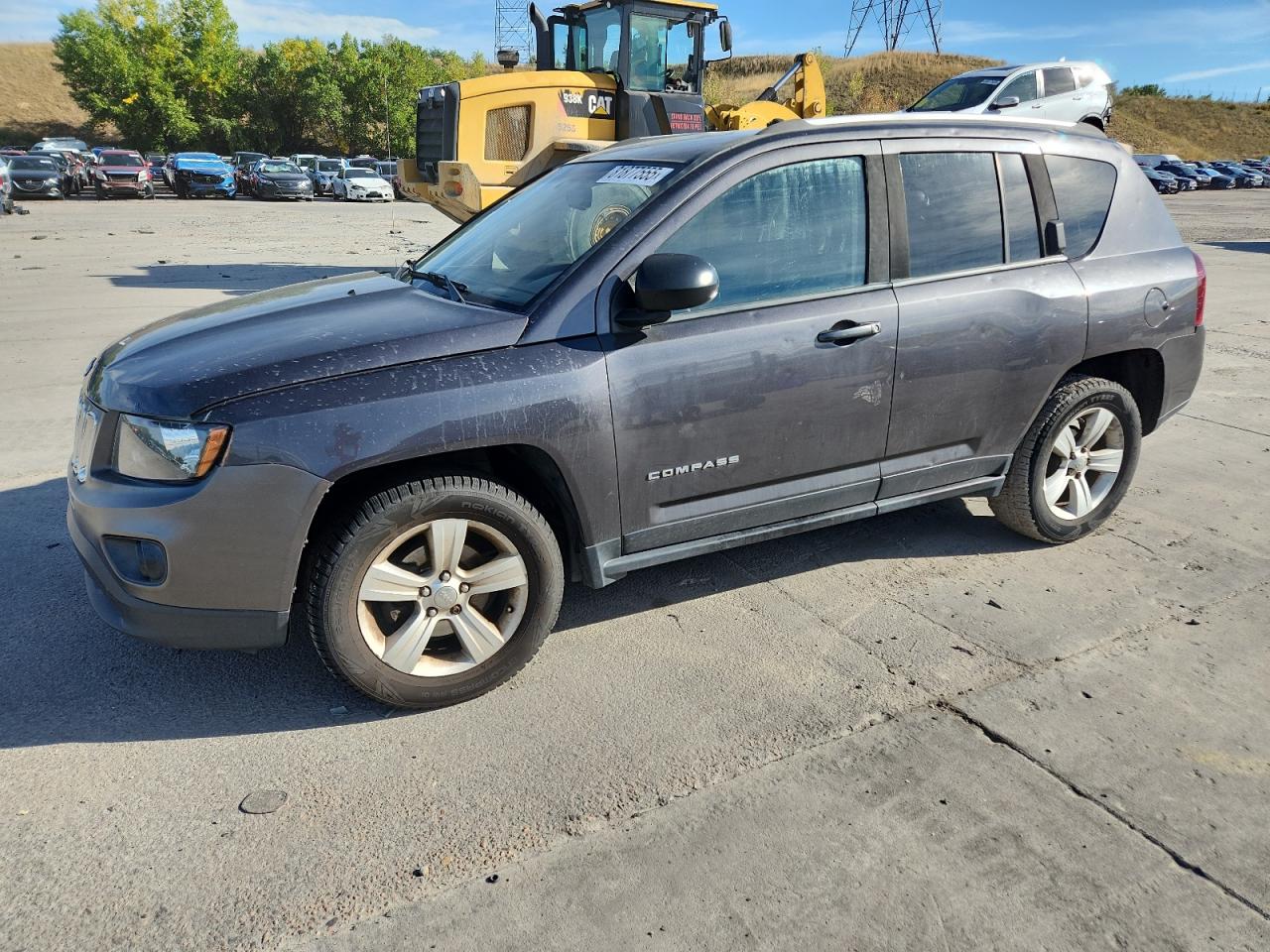 2017 Jeep Compass Sport, VIN 1C4NJDBB6HD105784 — Ранее повреждён