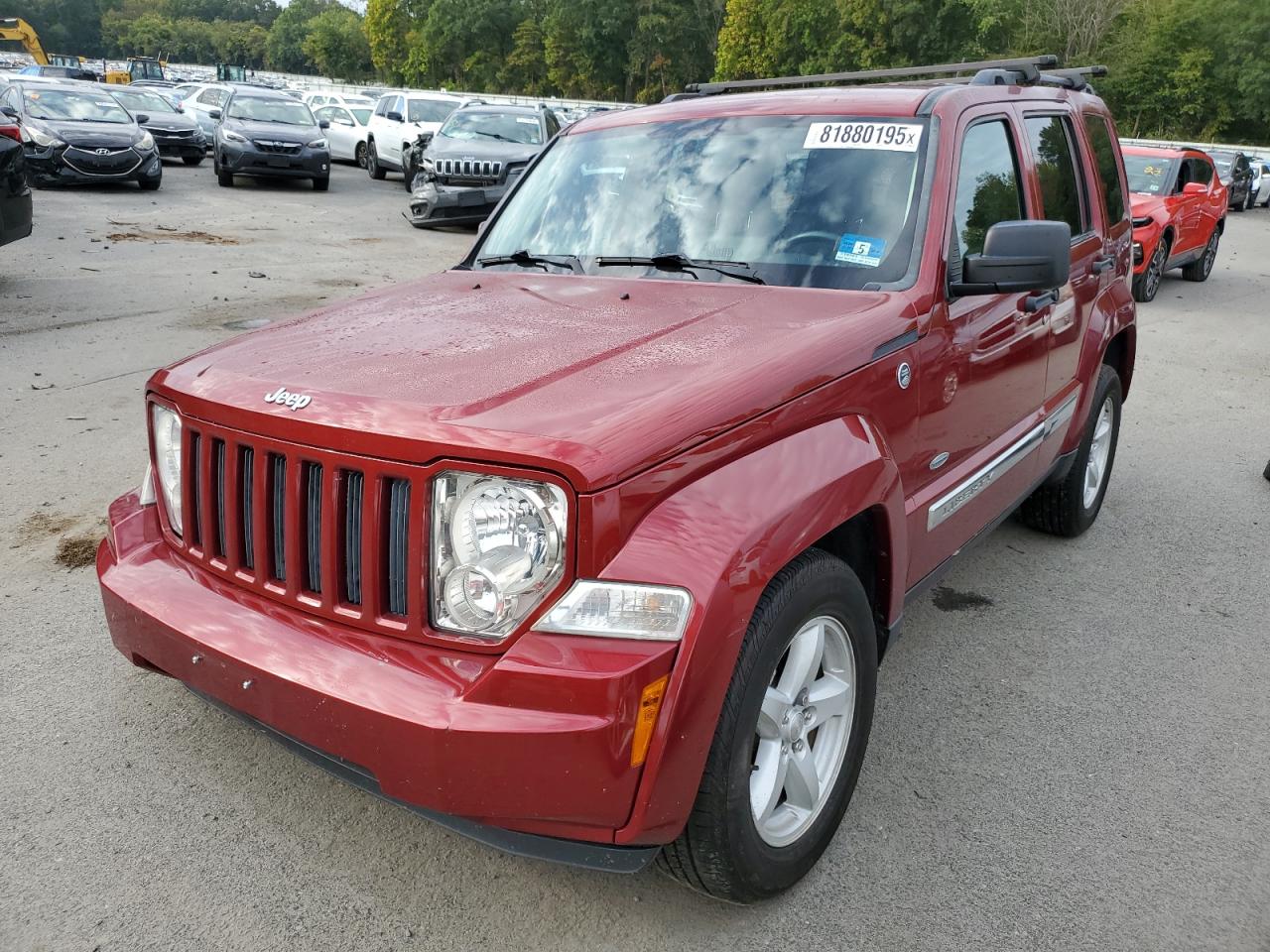 2012 Jeep Liberty Sport Latitude, VIN 1C4PJMAK9CW176291 — Перед