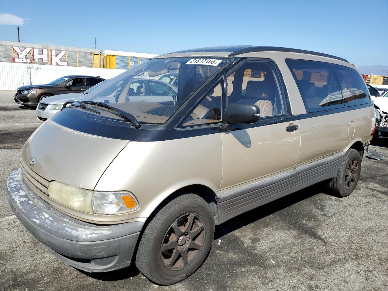 1995 Toyota Previa LE Super Charged, VIN JT3AC14R1S1161906 — Rear end
