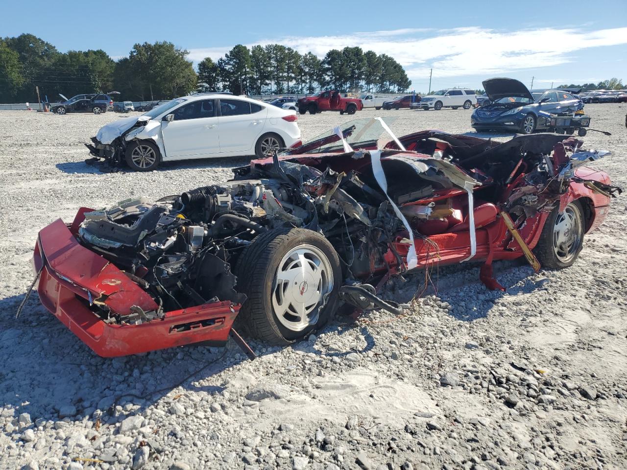 1989 Chevrolet Corvette, VIN 1G1YY2187K5120422 — Rollover