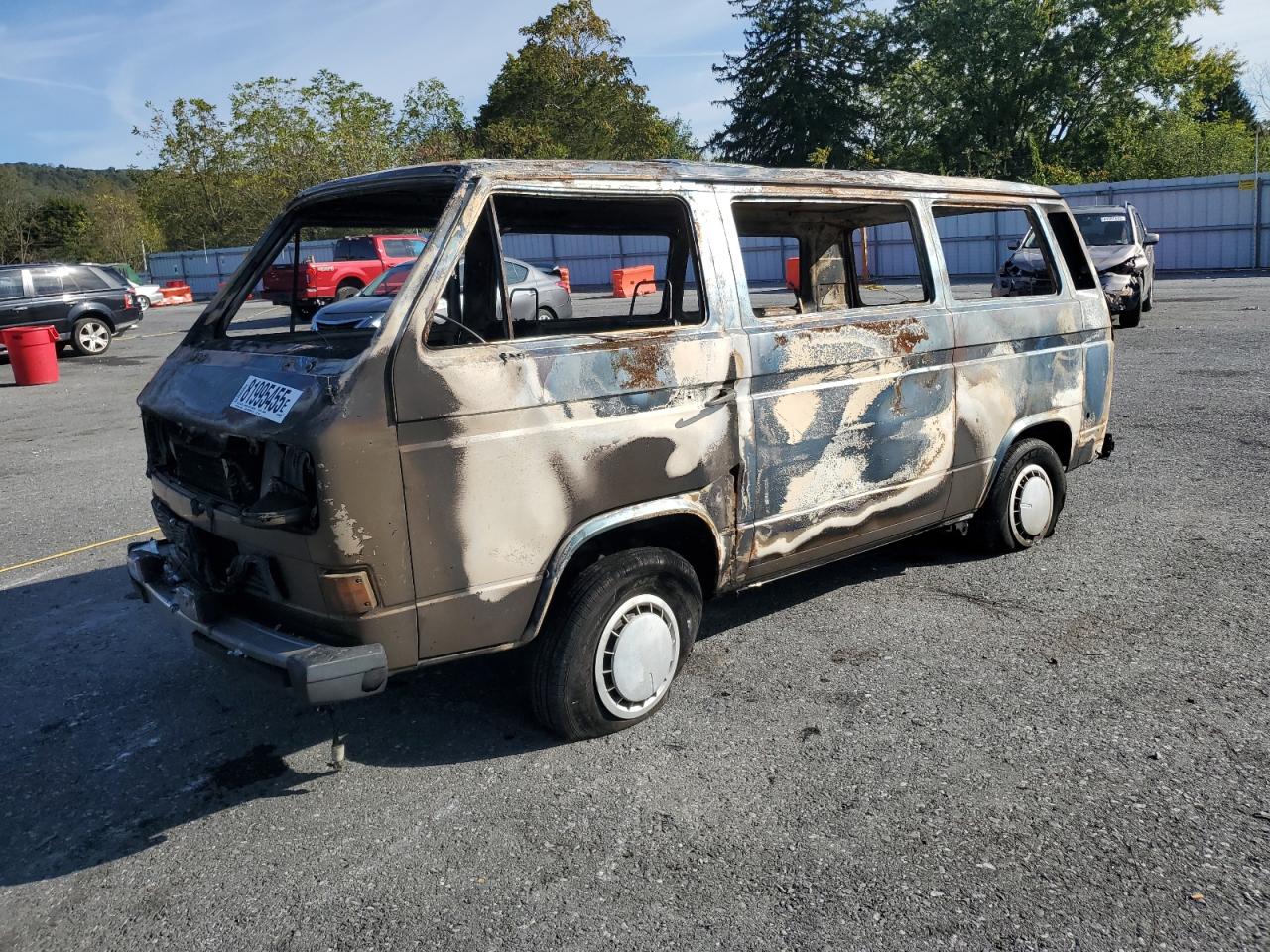 1984 Volkswagen Vanagon, VIN WV2YB0258EH143911 — Burn