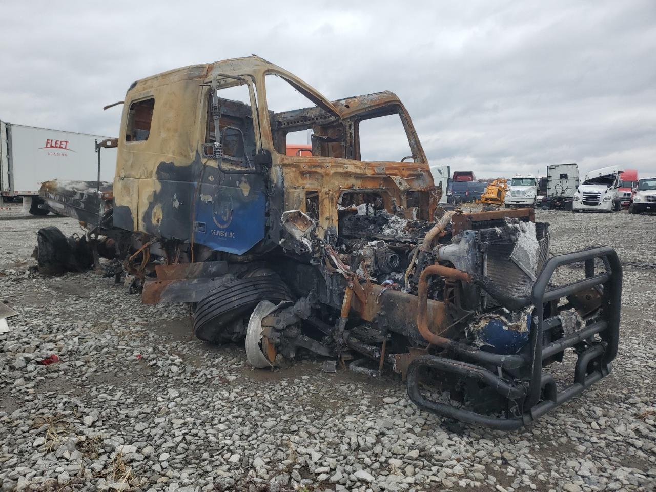 2021 Volvo VNL, VIN 4V4NC9EJ1MN600526 — Burn