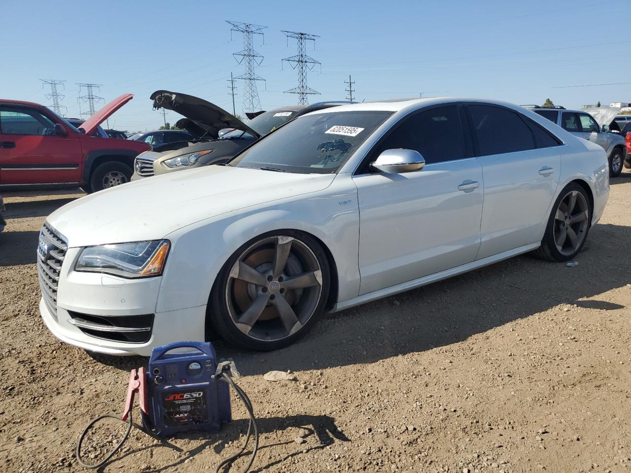 2014 Audi S8, VIN WAUD2AFD4EN008329 — Water / flood