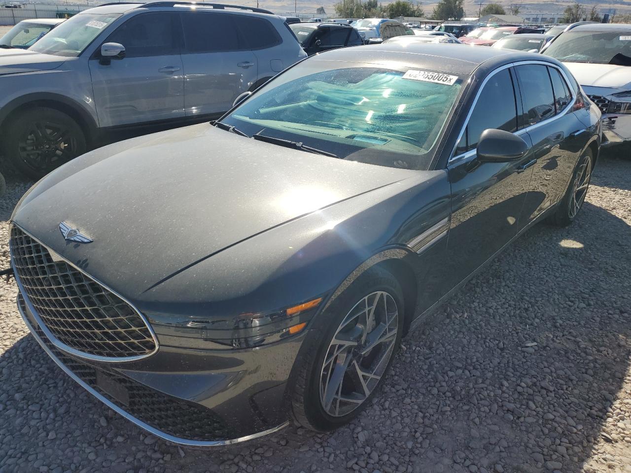 2023 Genesis G90, VIN KMTFB4SD6PU027610 — Бок