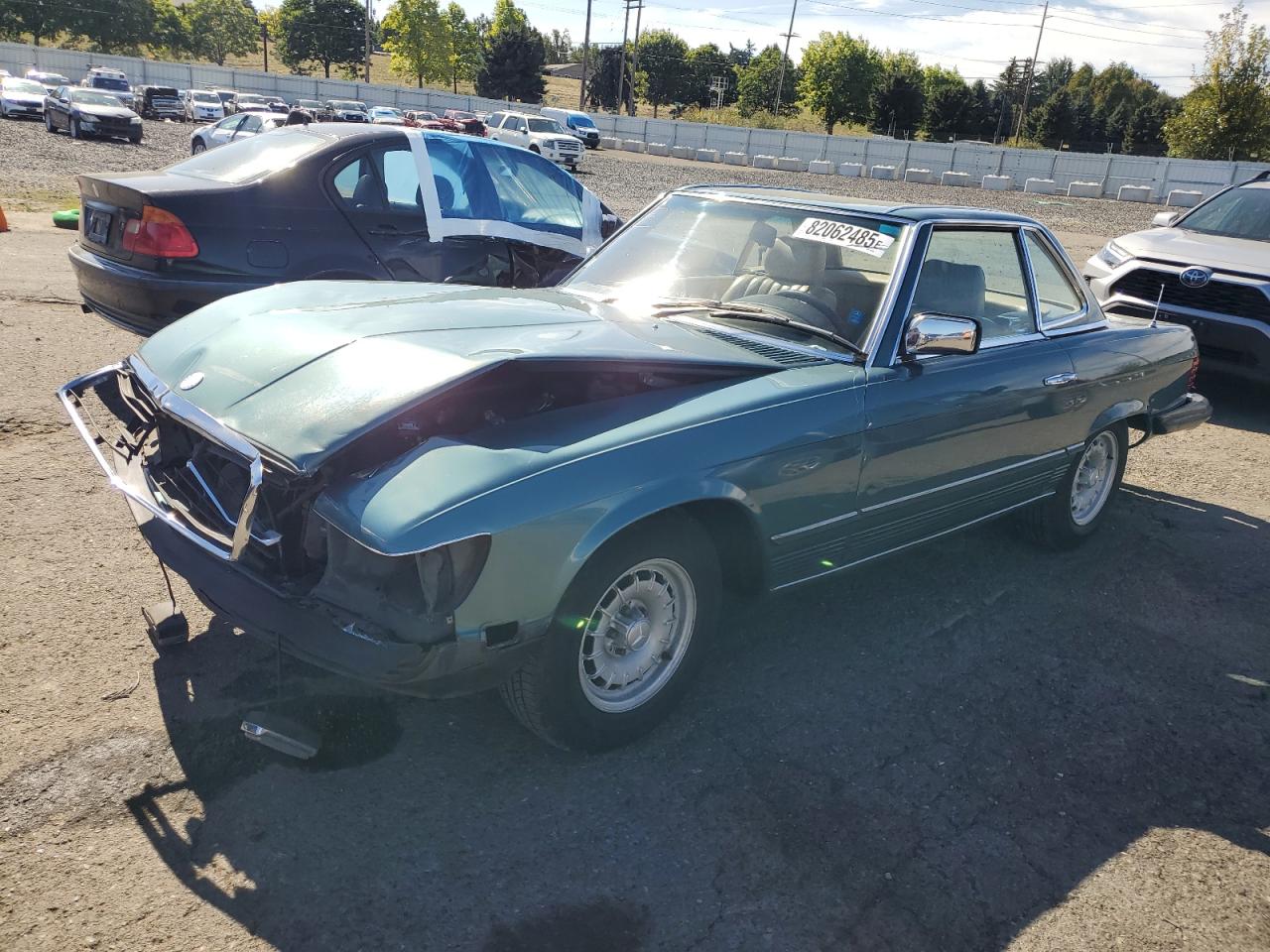 1983 Mercedes-Benz 380 SL, VIN WDBBA45A0DB027495 — Front end