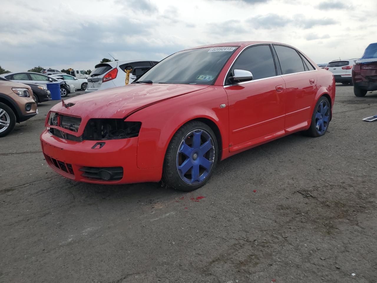 2004 Audi S4, VIN WAUPL68E94A205600 — Перед