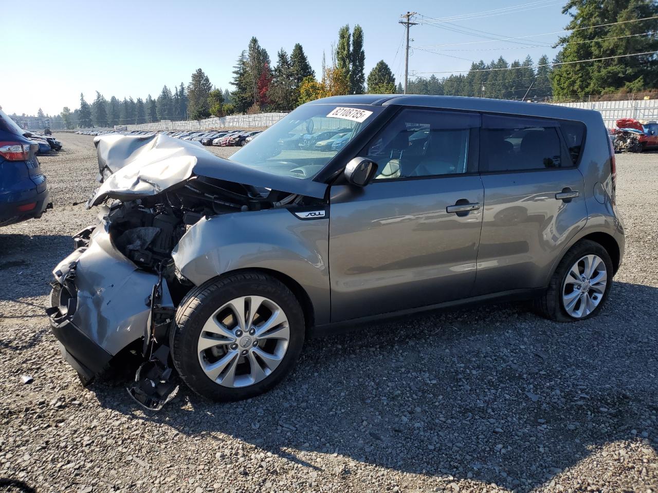 2014 Kia Soul +, VIN KNDJP3A50E7039150 — Front end