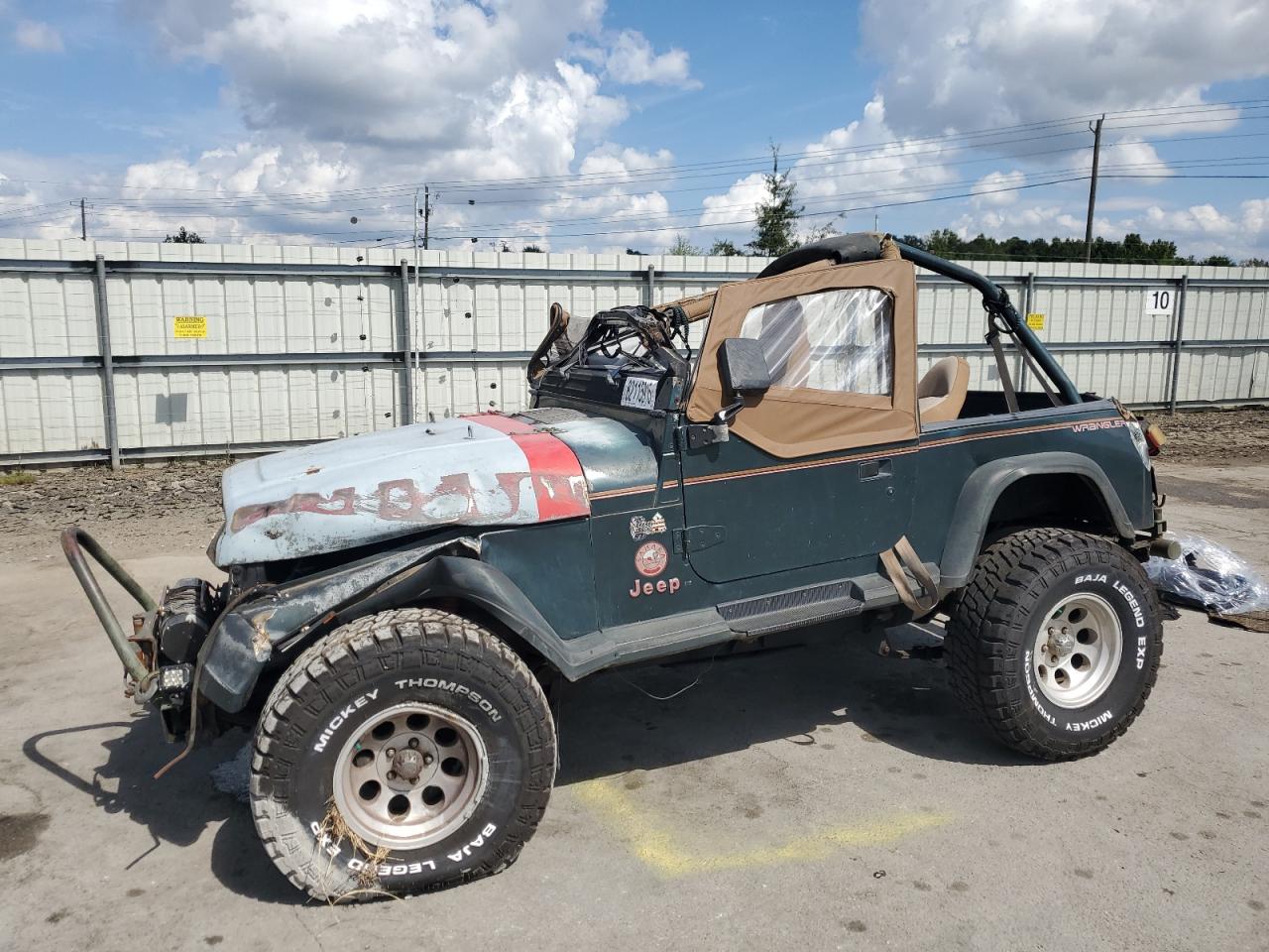 1994 Jeep Wrangler Sahara, VIN 1J4FY49S9RP476499 — Rollover