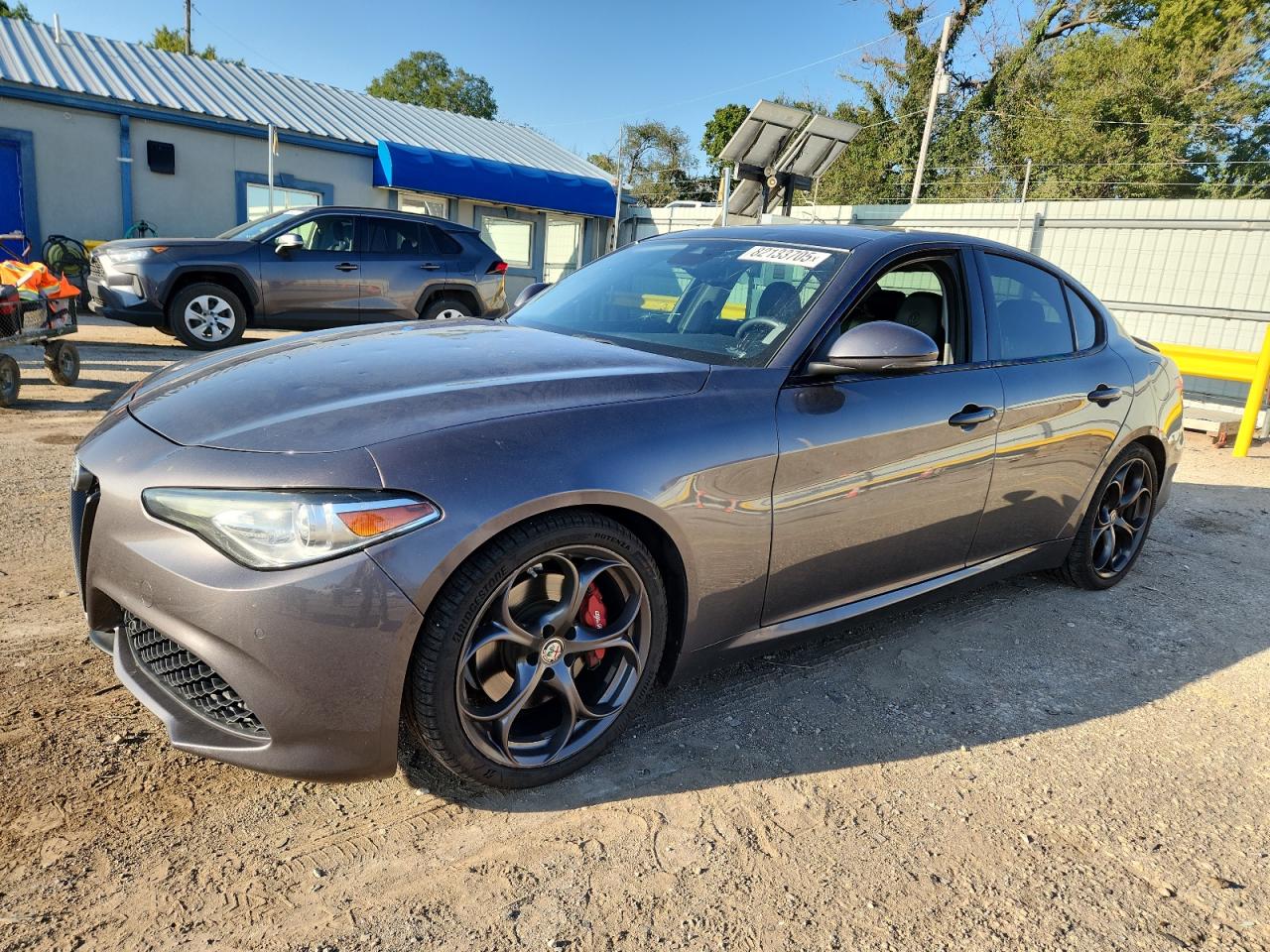 2017 Alfa Romeo Giulia Ti, VIN ZARFAECN9H7529709 — Hail