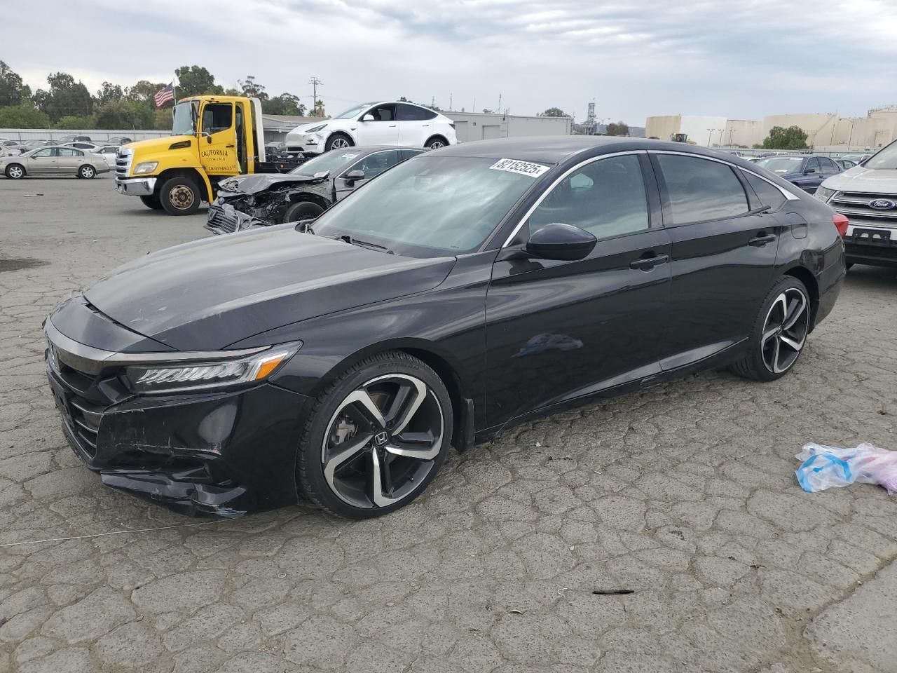 2022 Honda Accord Sport, VIN 1HGCV1F39NA049142 — Front end