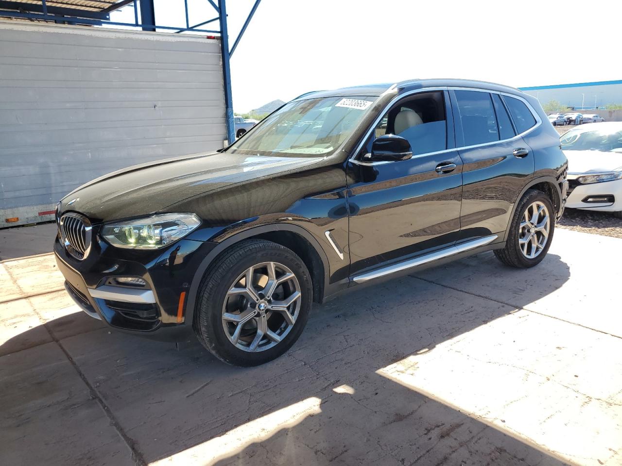 2020 BMW X3 sDrive30i, VIN 5UXTY3C01L9D53111 — Rear end