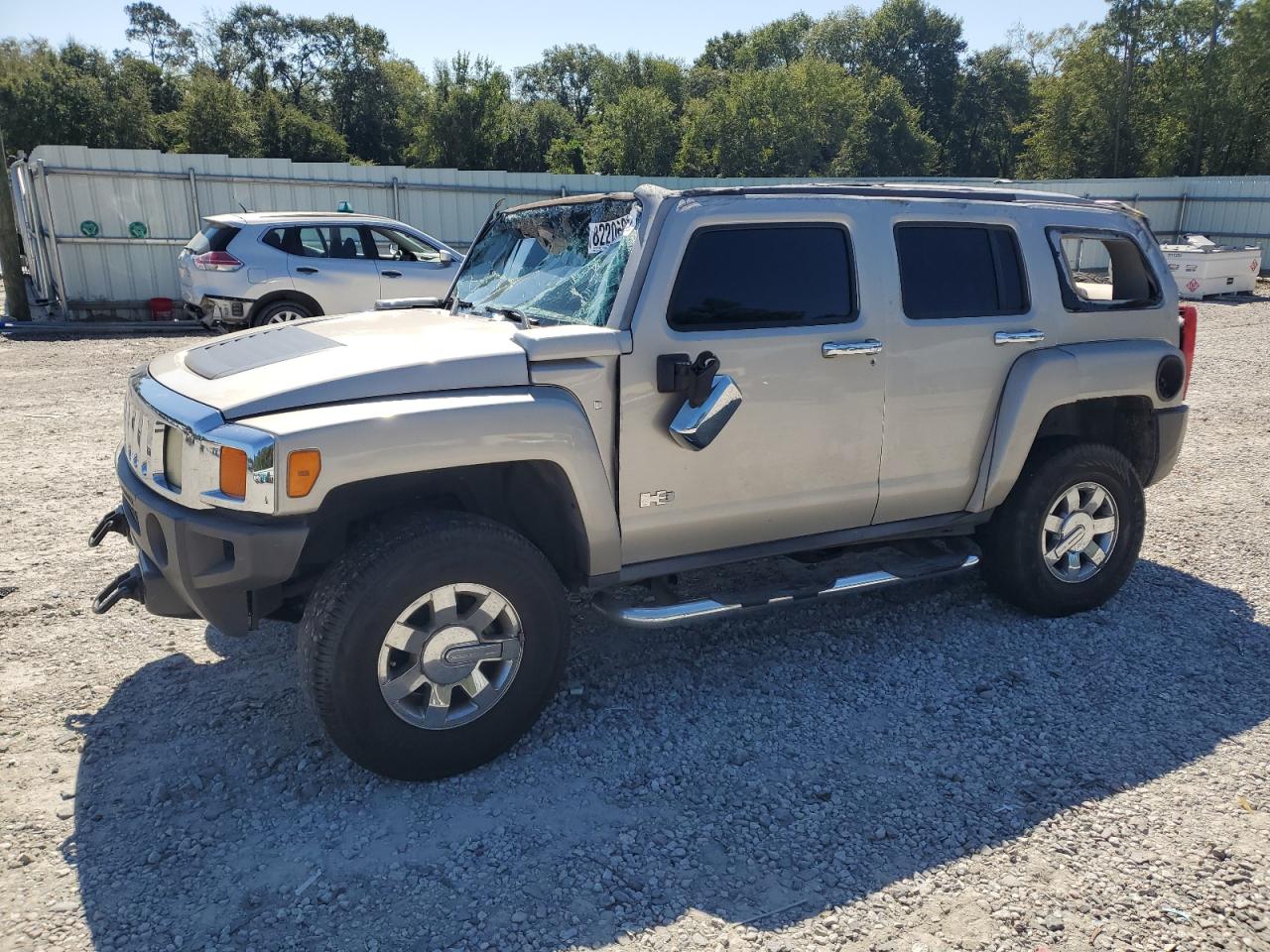 2007 Hummer H3 SUV, VIN 5GTDN13E878163662 — Rollover
