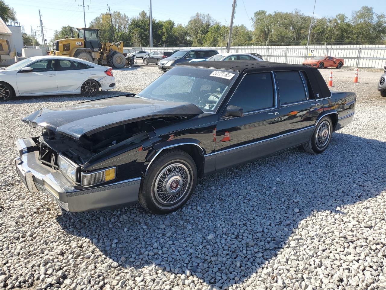 1989 Cadillac DeVille, VIN 1G6CD5150K4235408 — Перед