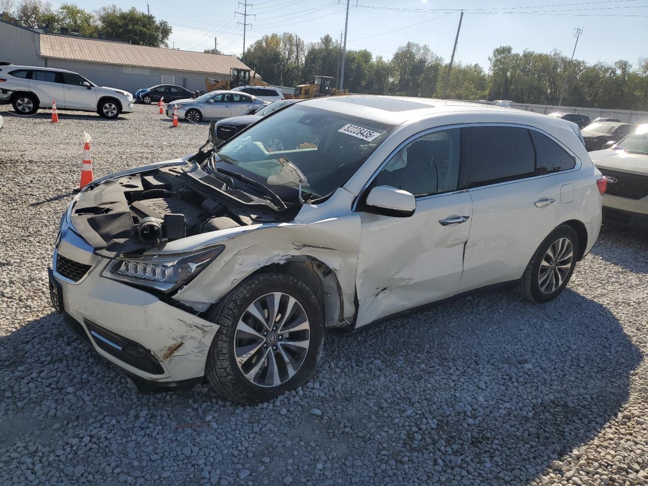 2016 Acura MDX Technology, VIN 5FRYD4H41GB014442 — Front end