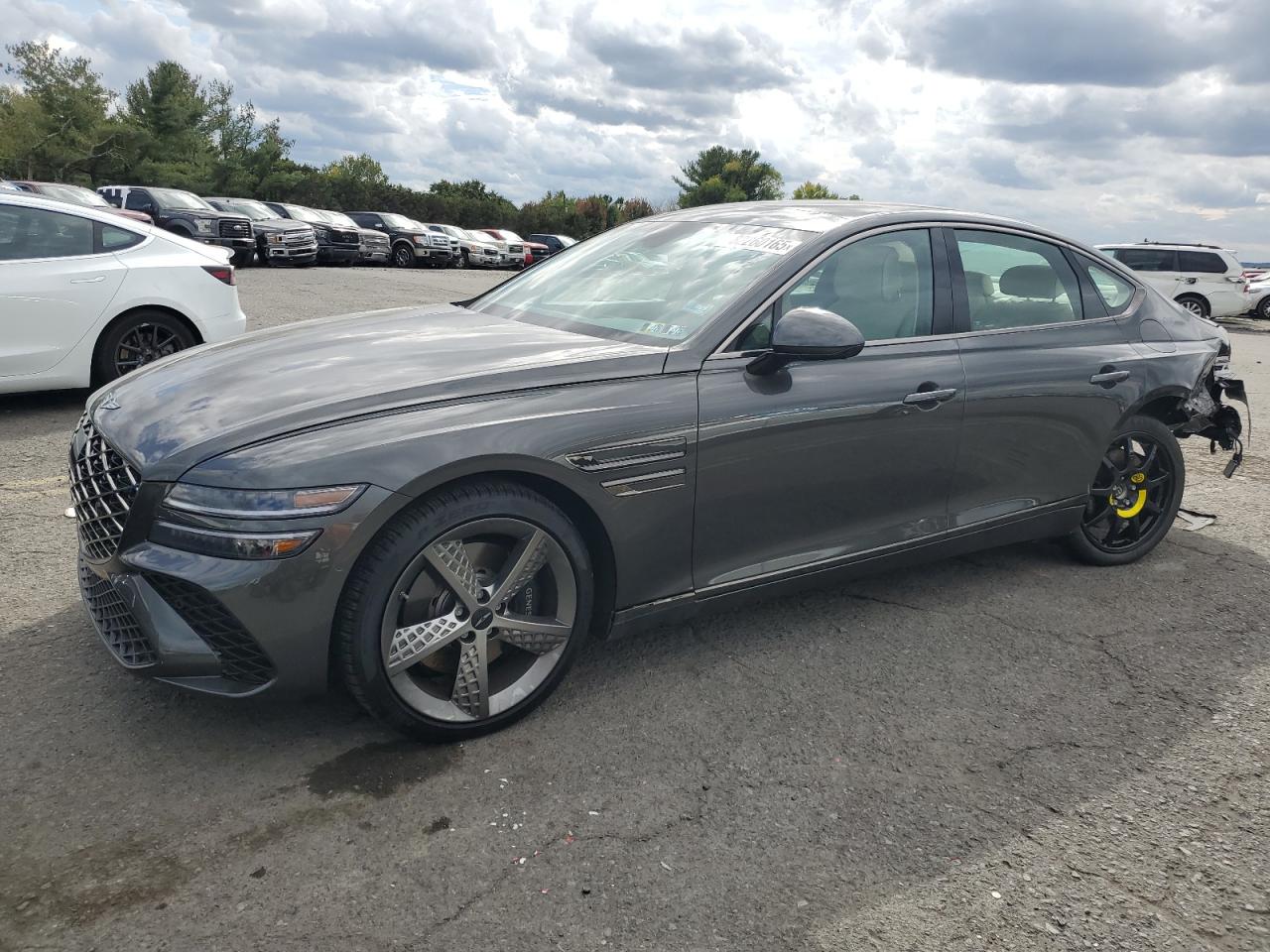 2025 Genesis G80 2.5T Sport Prestige, VIN KMTGC4SC1SU283042 — Rear end