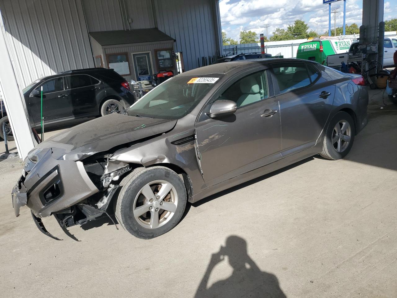 2014 Kia Optima LX, VIN 5XXGM4A73EG334129 — Biohazard / chemical