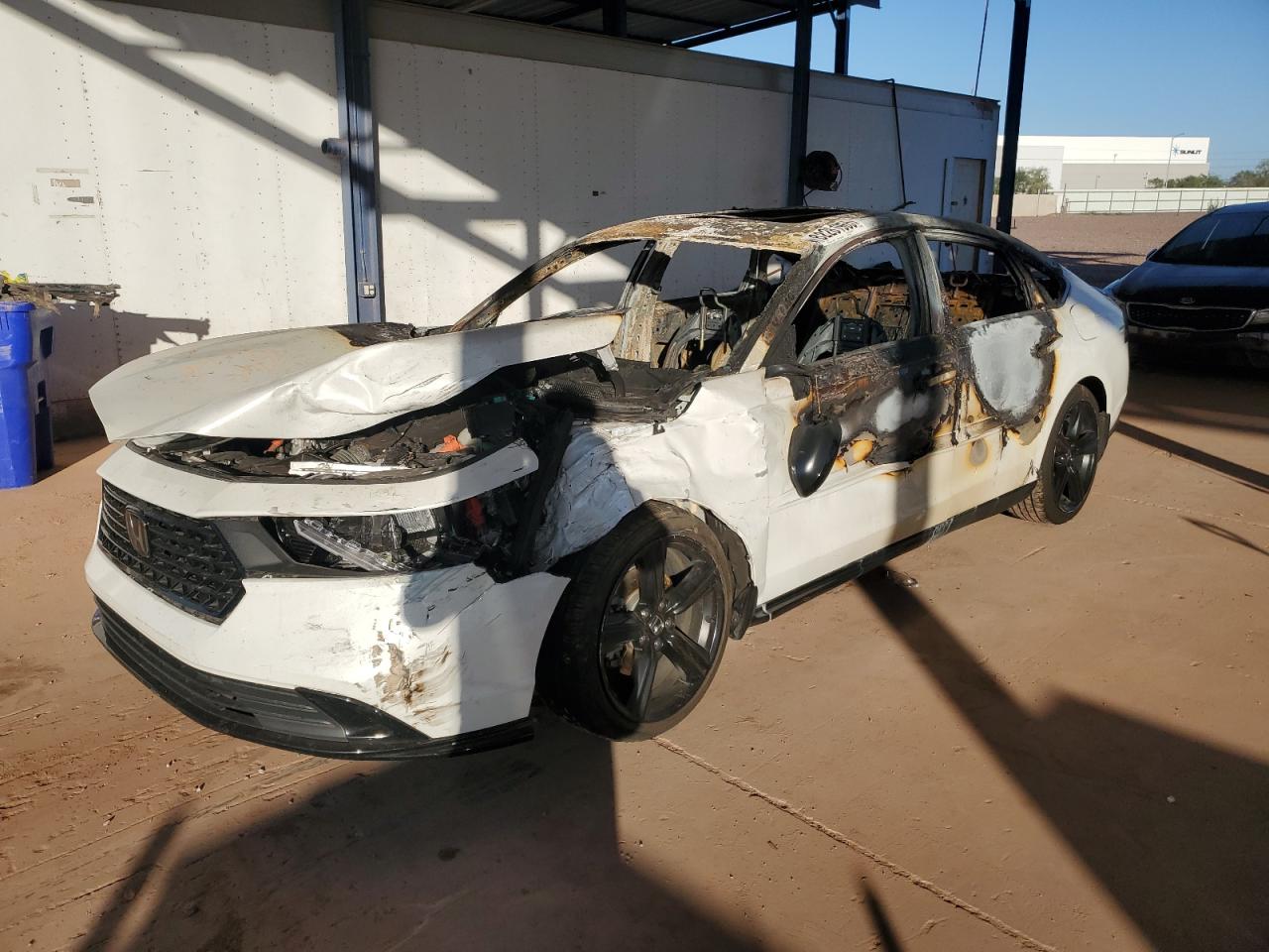2023 Honda Accord Sport-L, VIN 1HGCY2F76PA058867 — Пожар в салоне