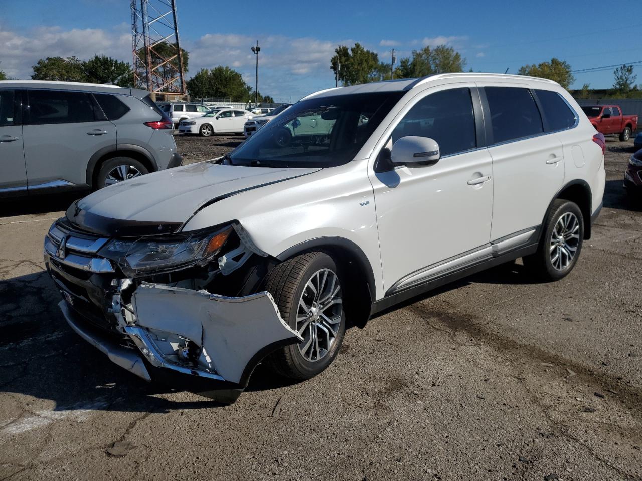 2016 Mitsubishi Outlander GT, VIN JA4JZ4AX7GZ058359 — Front end