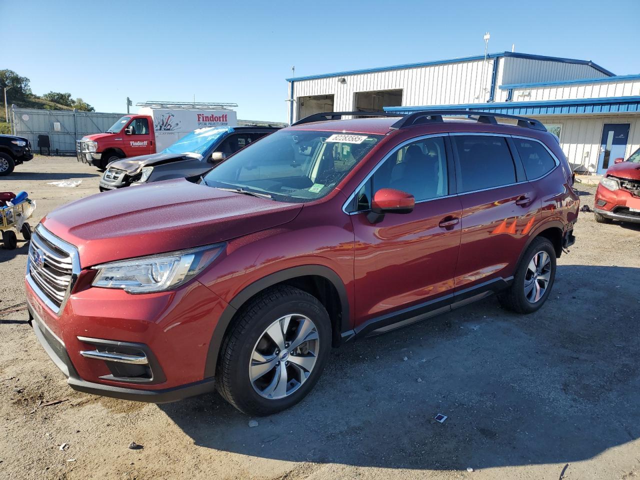 2021 Subaru Ascent Premium, VIN 4S4WMAFD5M3424336 — Rear end