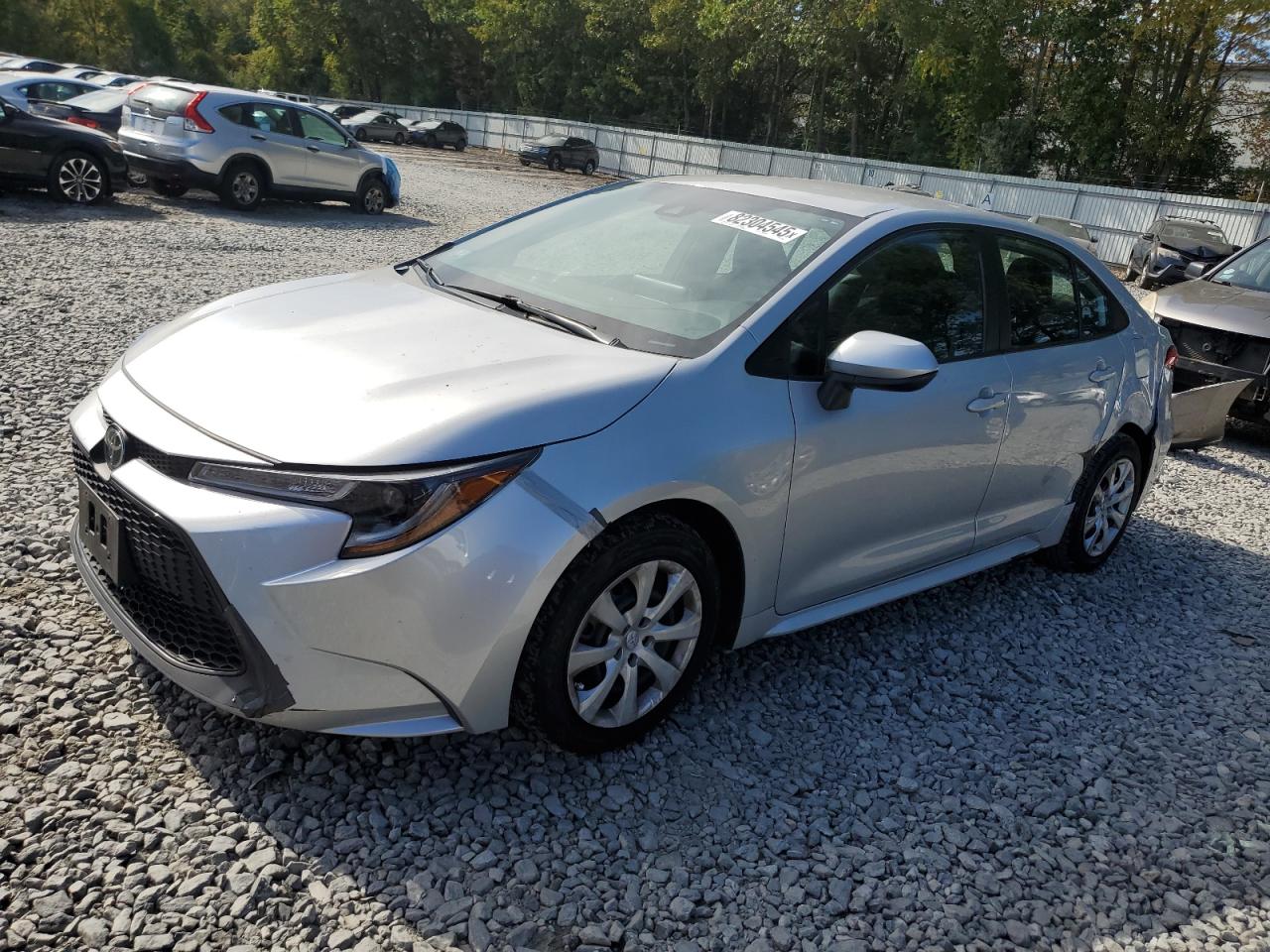 2020 Toyota Corolla LE, VIN 5YFEPRAE8LP083641 — Зад