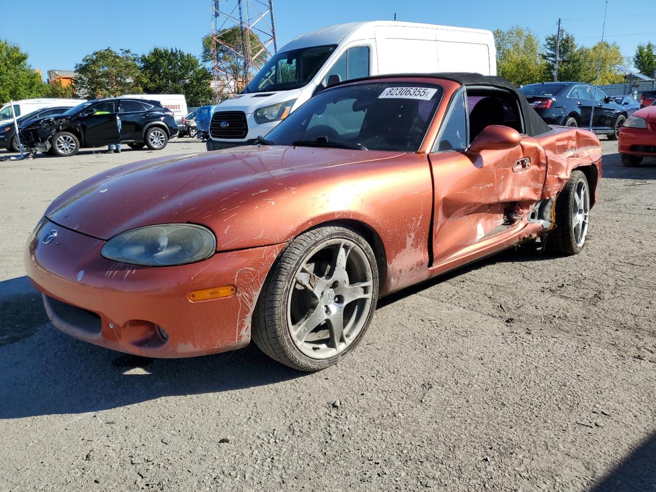 2005 Mazda MX-5 Miata Mazdaspeed, VIN JM1NB354550413018 — Rear end
