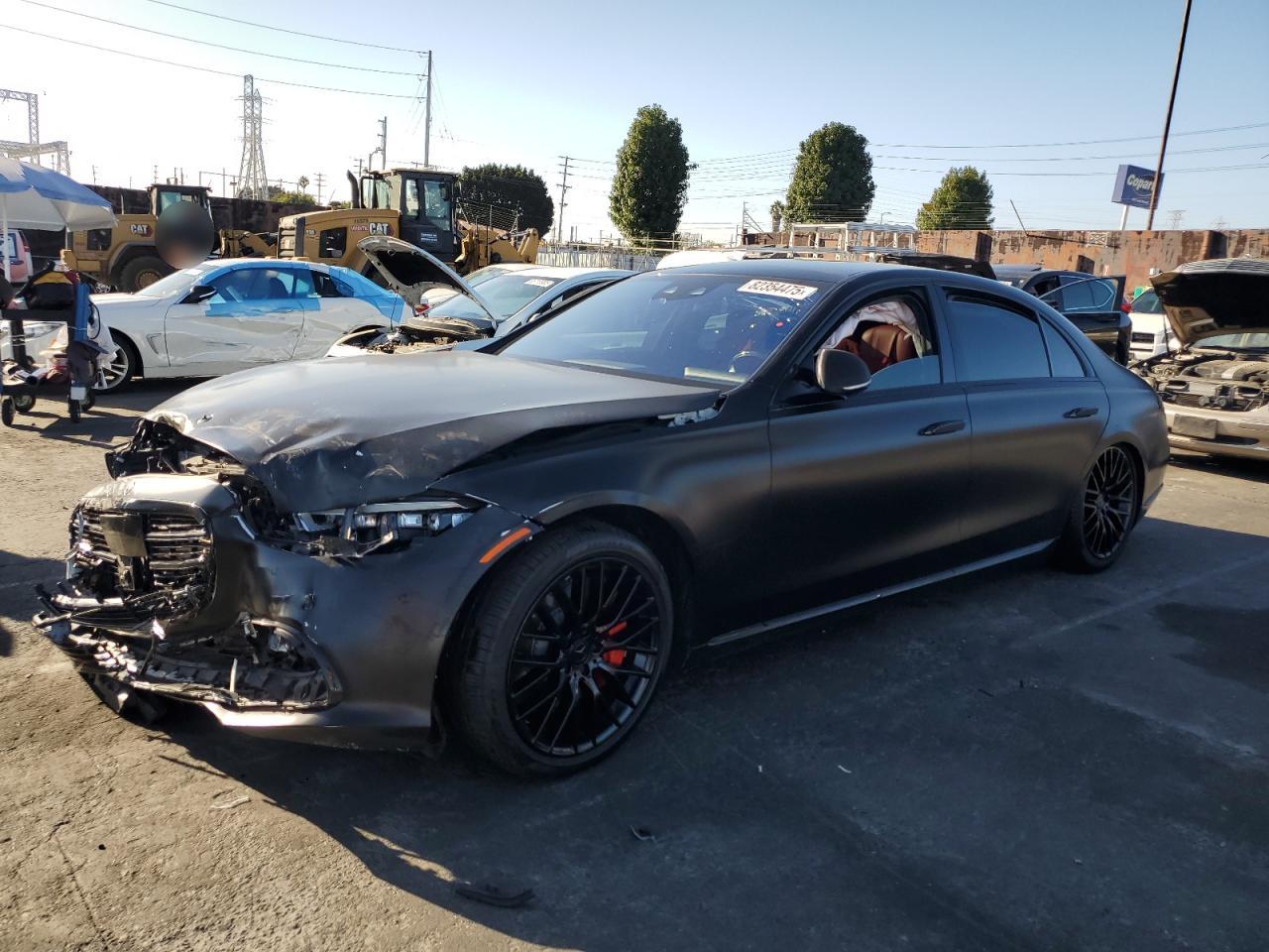 2021 Mercedes-Benz S 580, VIN W1K6G7GB1MA053835 — Front end