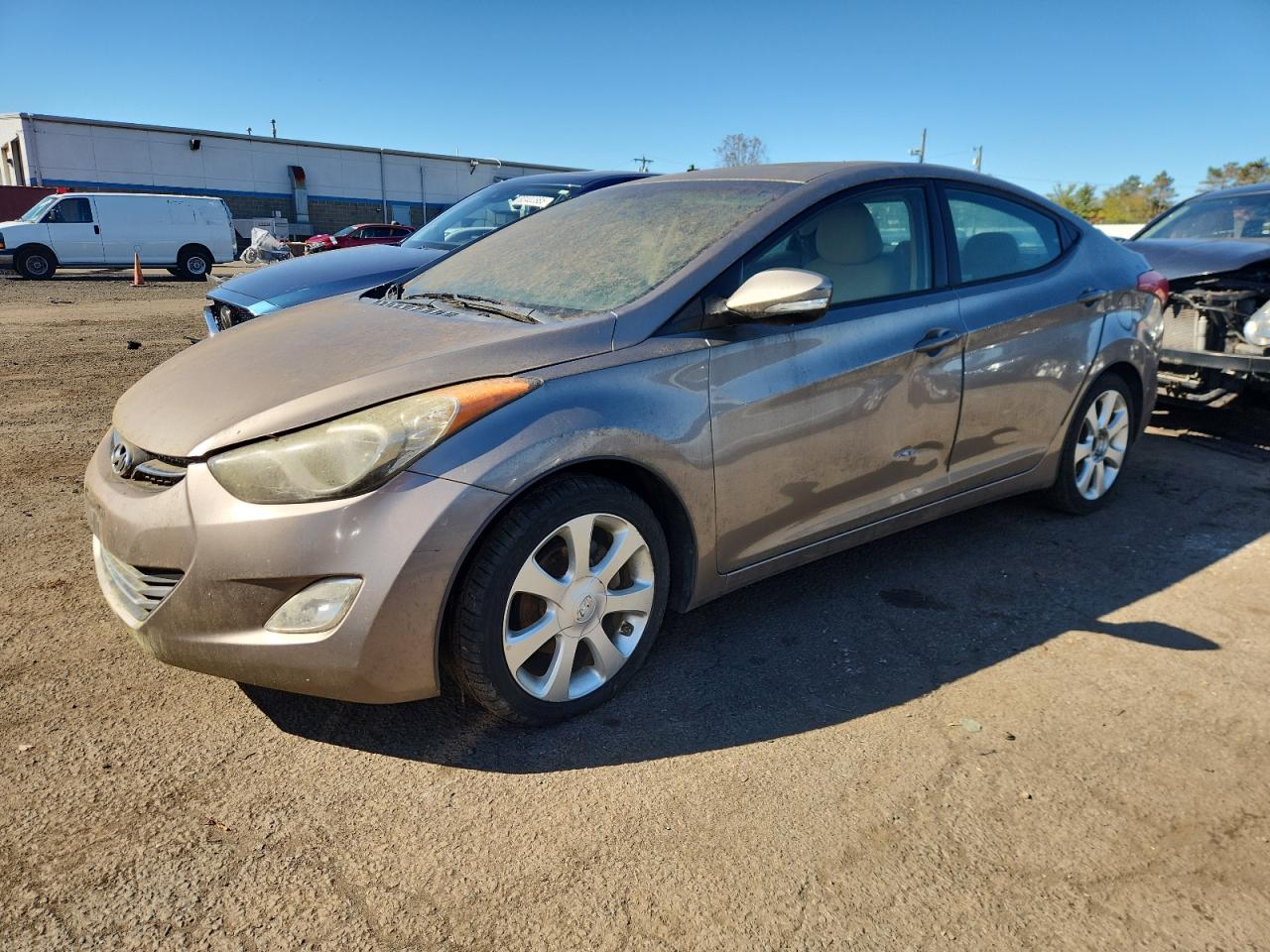 2012 Hyundai Elantra GLS, VIN 5NPDH4AE6CH118590 — Water / flood