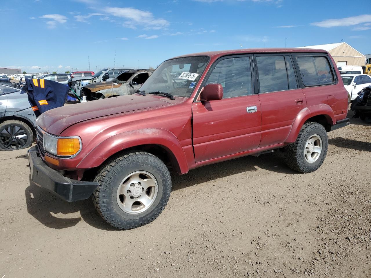 1995 Toyota Land Cruiser, VIN JT3DJ81W4S0110007 — Front end