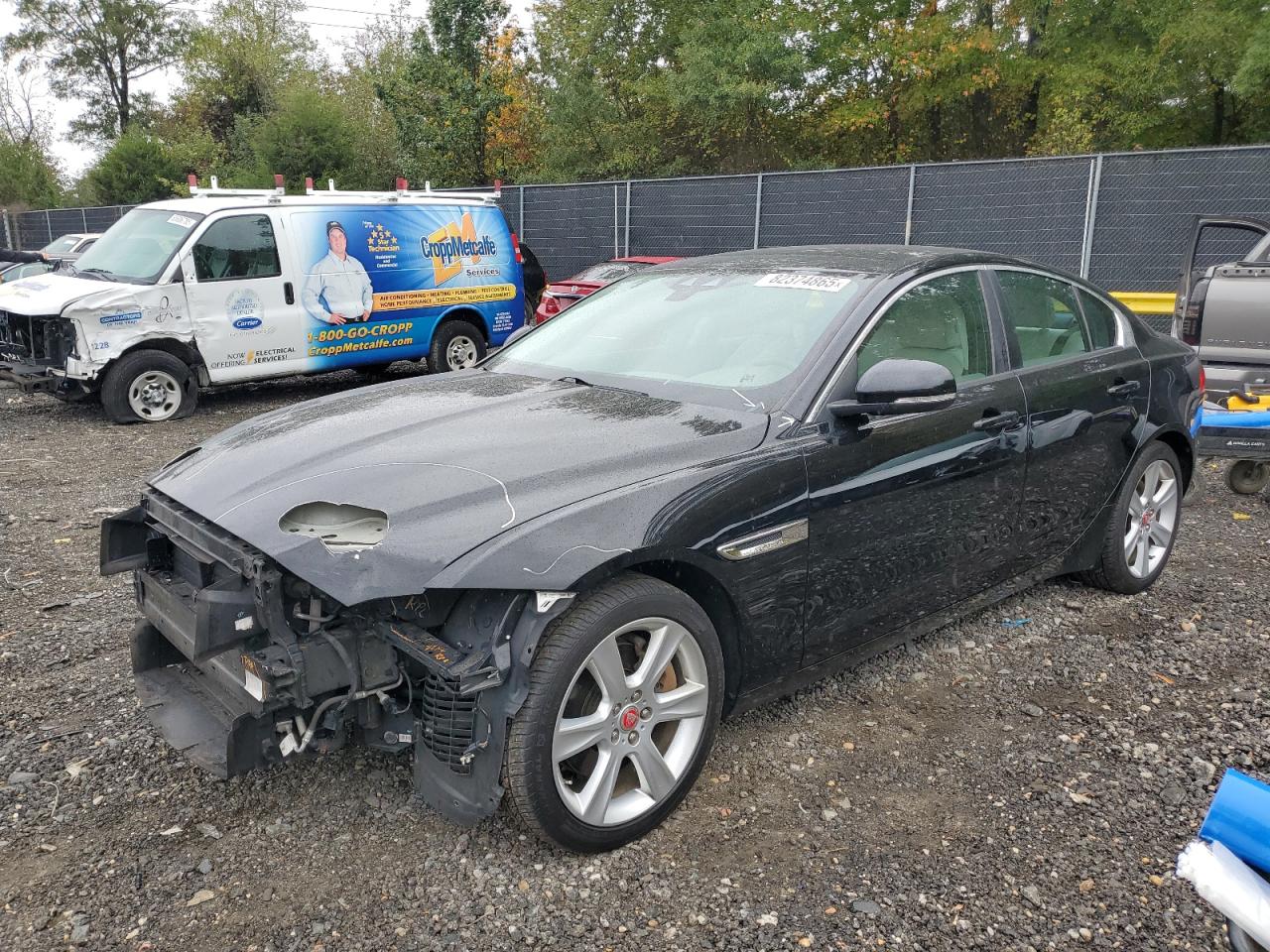 2018 Jaguar XE 25t Premium, VIN SAJAJ4FX9JCP22226 — Front end