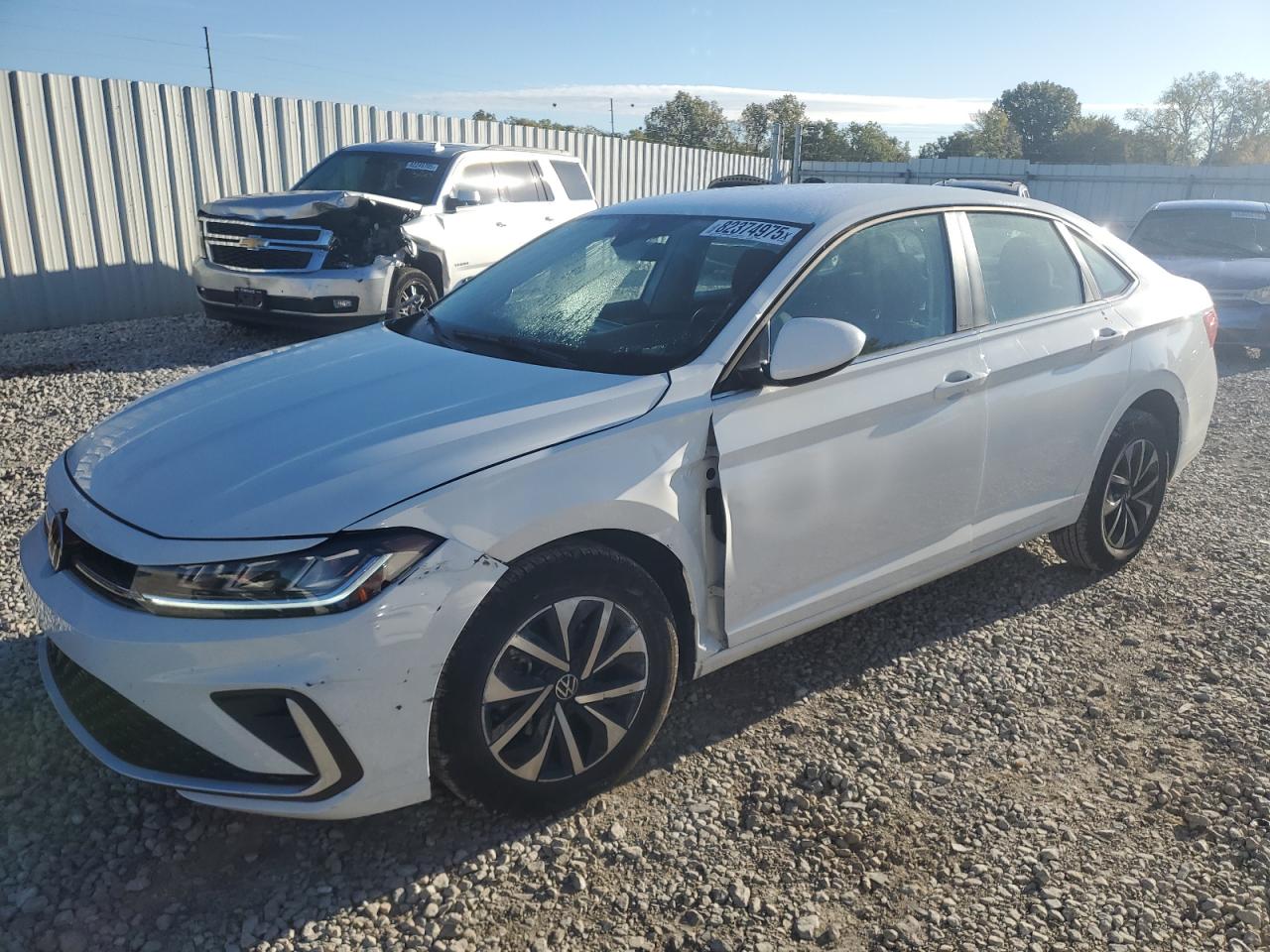 2025 Volkswagen Jetta S, VIN 3VW5X7BU6SM012791 — Перед