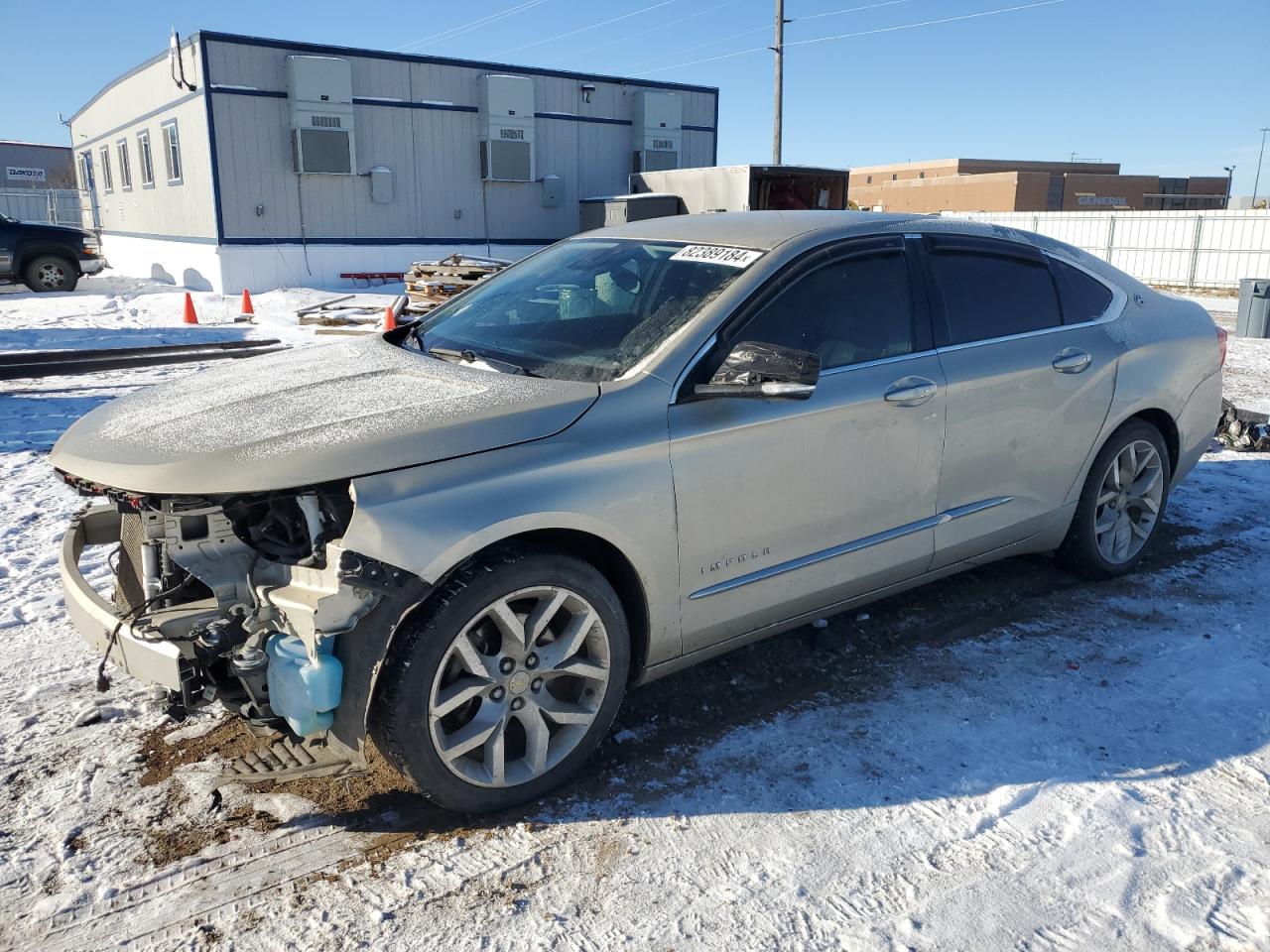 2014 Chevrolet Impala LTZ, VIN 2G1145SL4E9177279 — Frame damage