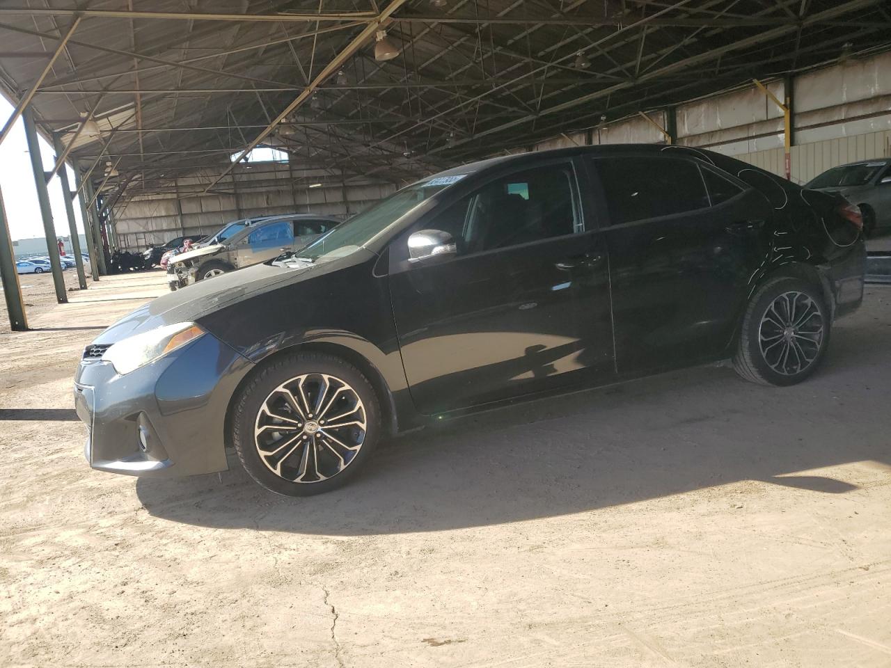 2015 Toyota Corolla S Plus, VIN 2T1BURHE5FC258644 — Rear end