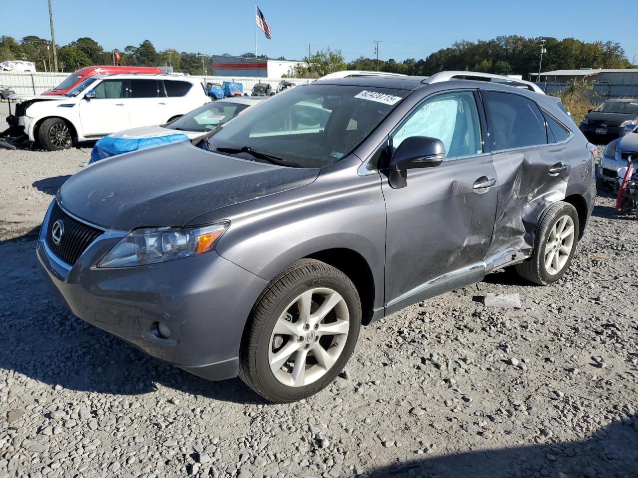 2012 Lexus RX 350, VIN 2T2ZK1BA3CC066173 — Frame damage