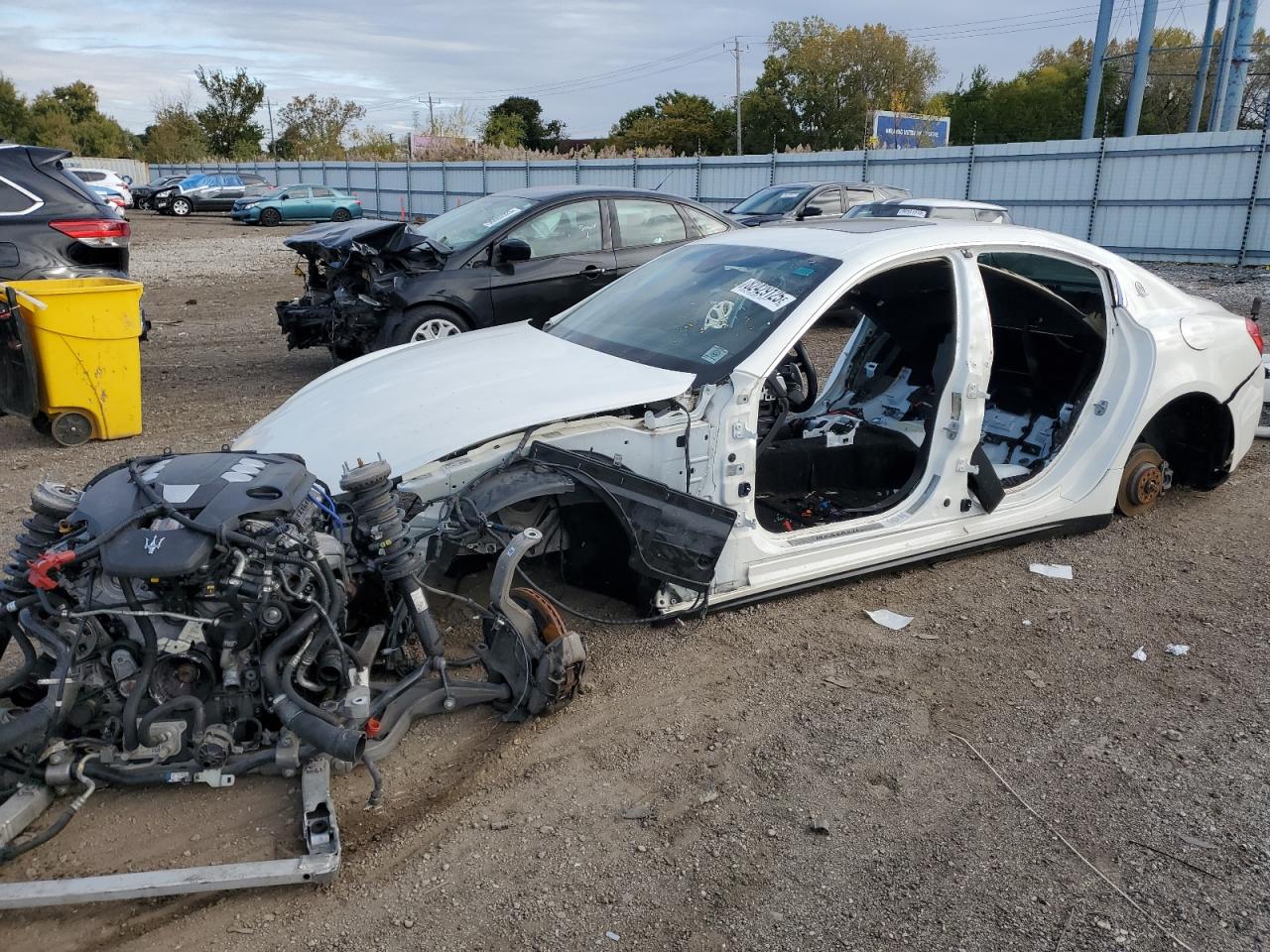 2014 Maserati Ghibli, VIN ZAM57XSA7E1091572 — Vandalism