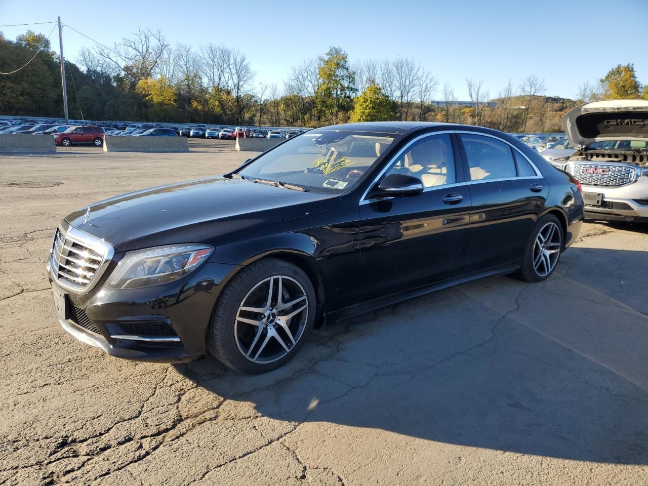 2015 Mercedes-Benz S 550, VIN WDDUG8FB8FA133764 — Front end