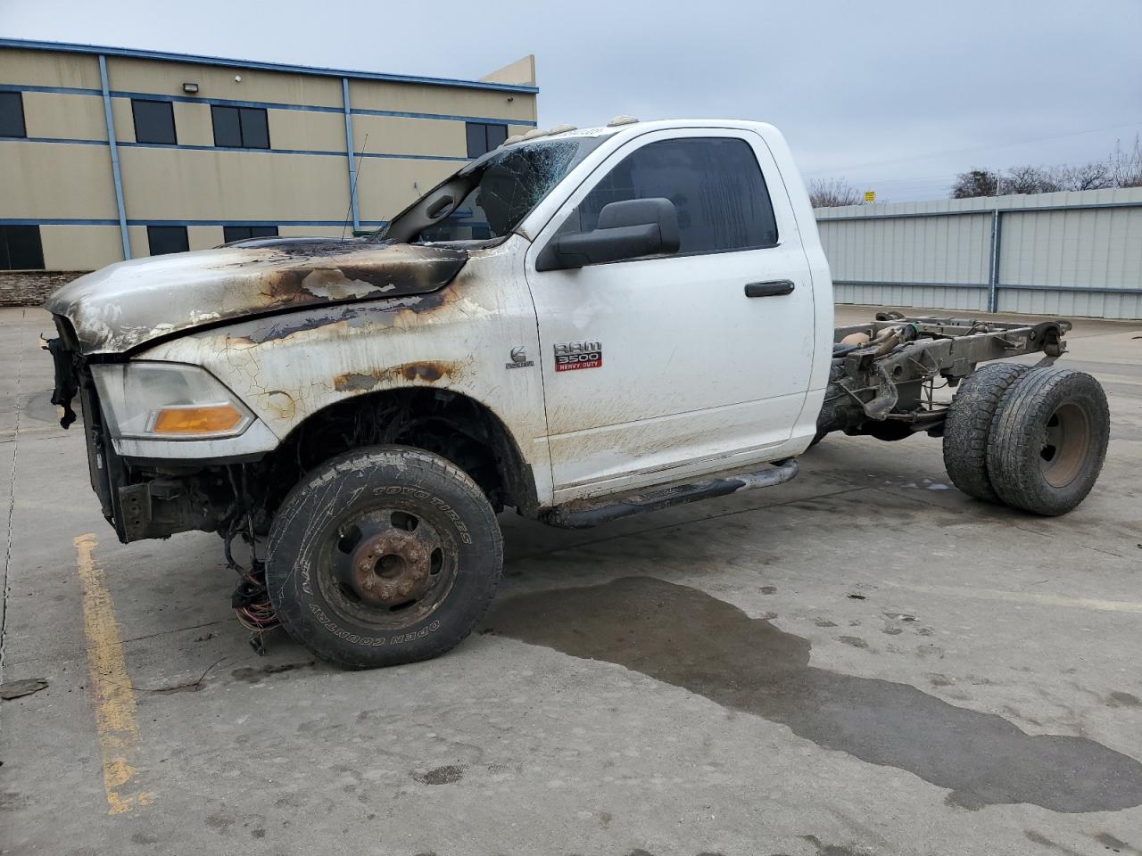 2011 Dodge RAM, VIN 3D73Y4EL3BG625156 — Engine fire
